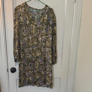 Green Floral old navy dress